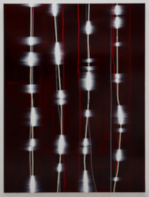 Spatial Construction, 2019 acrylic oil on canvas, 242 x 183 cm
