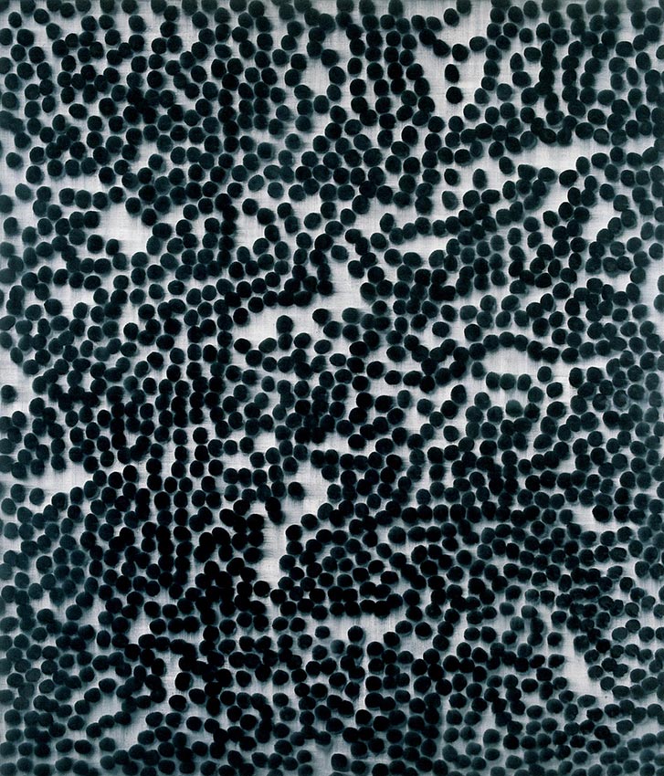 Cluster, 1994, oil on canvas, 214 x 183 cm