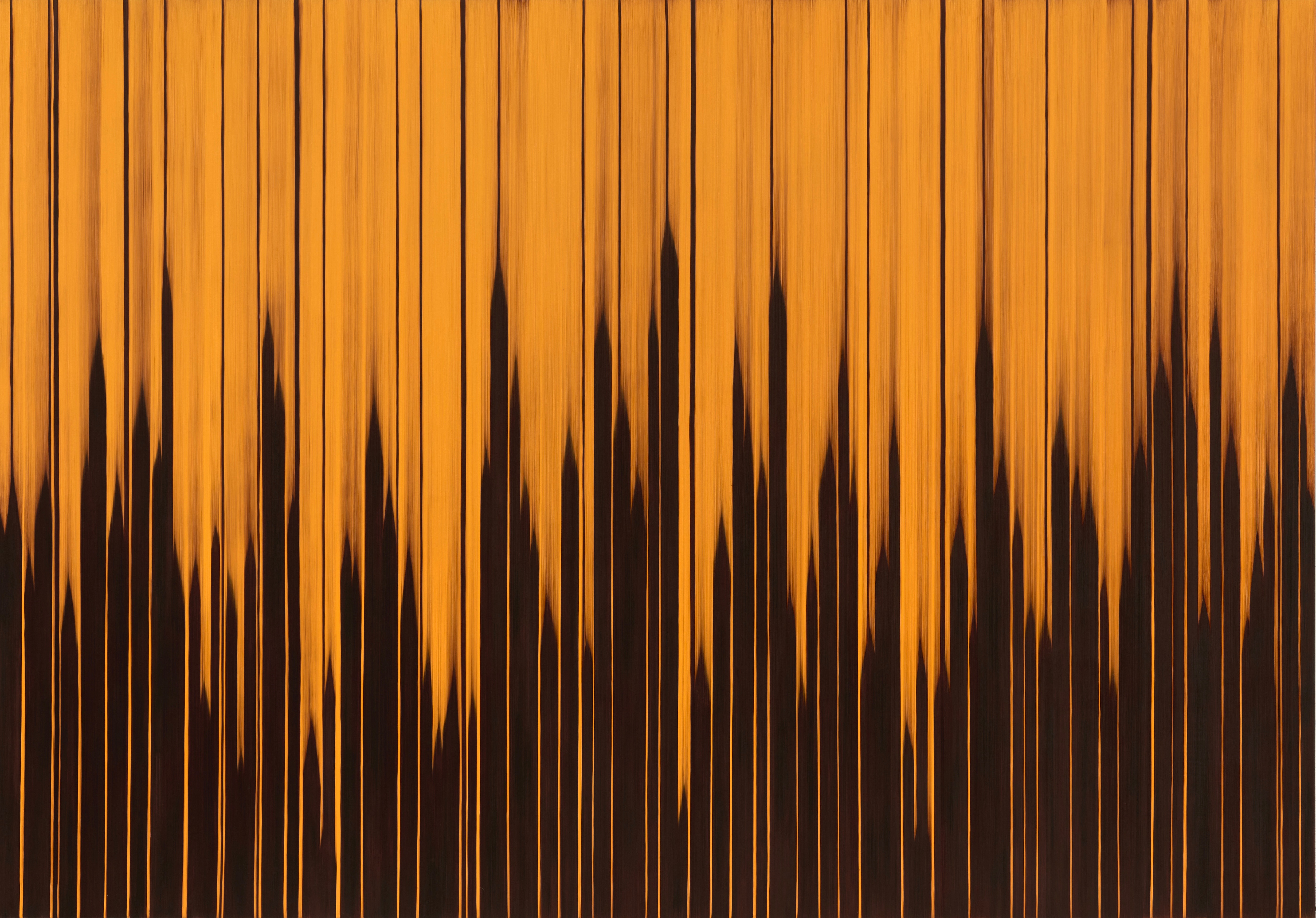 Sonic Dub, 2021, oil on canvas, 214 x 305 cm