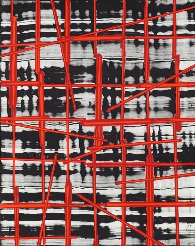 Grid 1, 2014, original lithograph 1 of 1, 84.5 x 67 cm