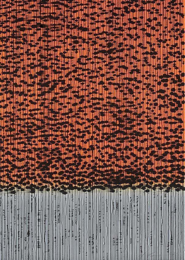 Pendulum Series No. 1, 2007, lithograph on paper, 76 x 54cm